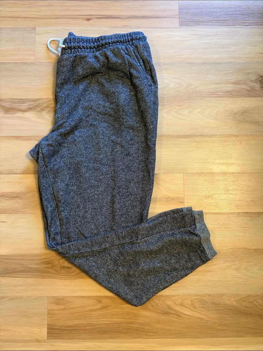 Old Navy Dark Heather Gray Fleece Joggers